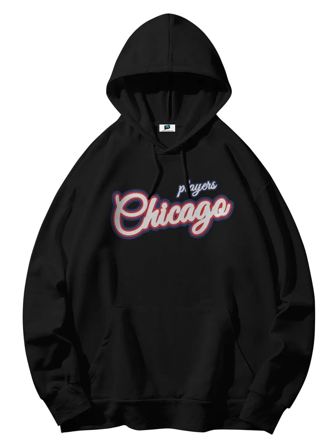 SXV  'chicago 27’ Printed Cool Aesthetic Sweatshirt Hoodie