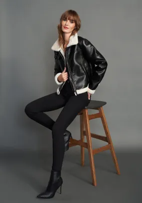 Tall Kim Faux Leather Jacket