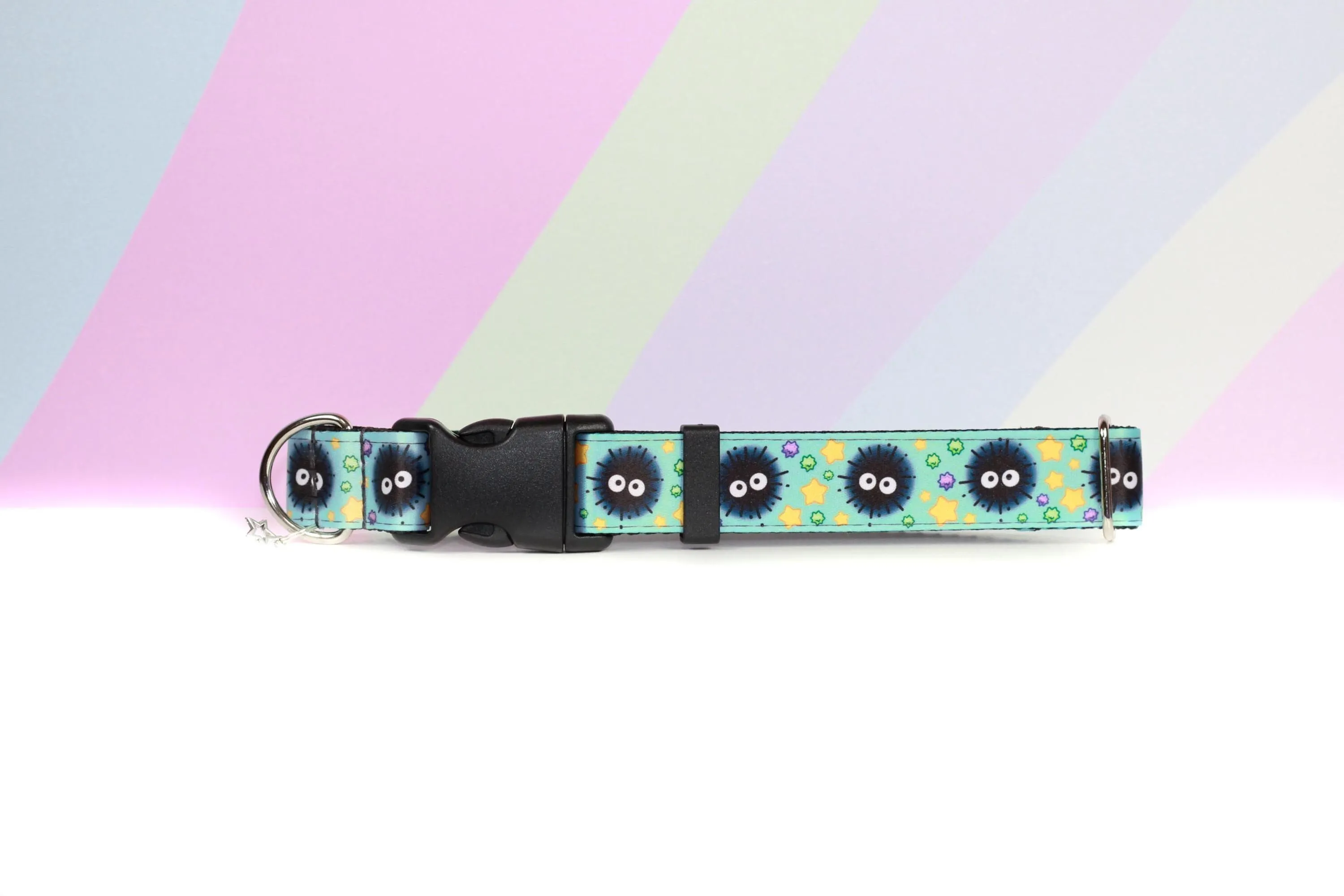 Teal sprite collar, Anime collar, Cat anime collar, Dog anime collar, Kawaii collar, Soots,Cute dog collar