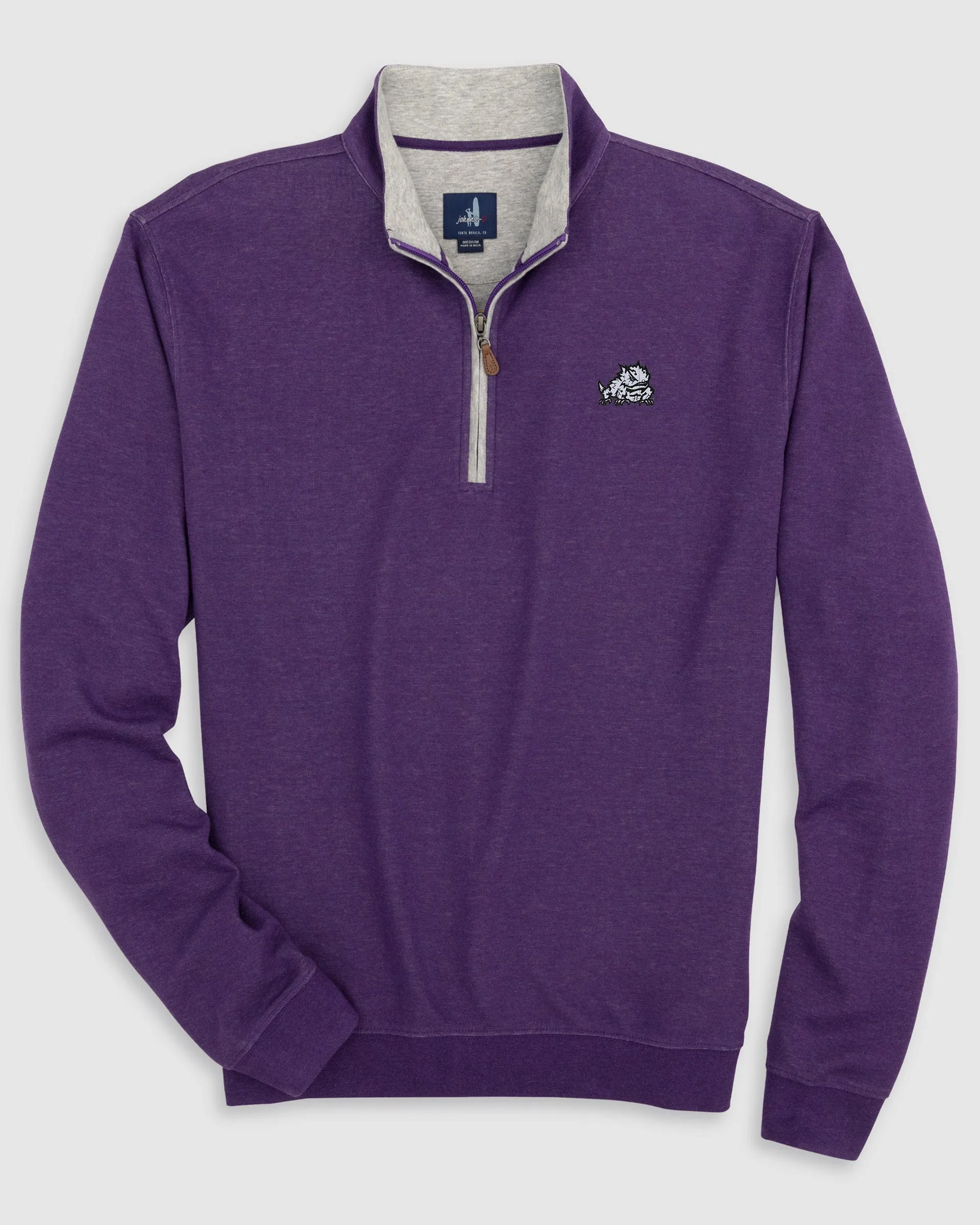 Texas Christian Sully 1/4 Zip - Horned Frog Logo