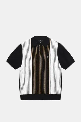 TEXTURED SS POLO SWEATER