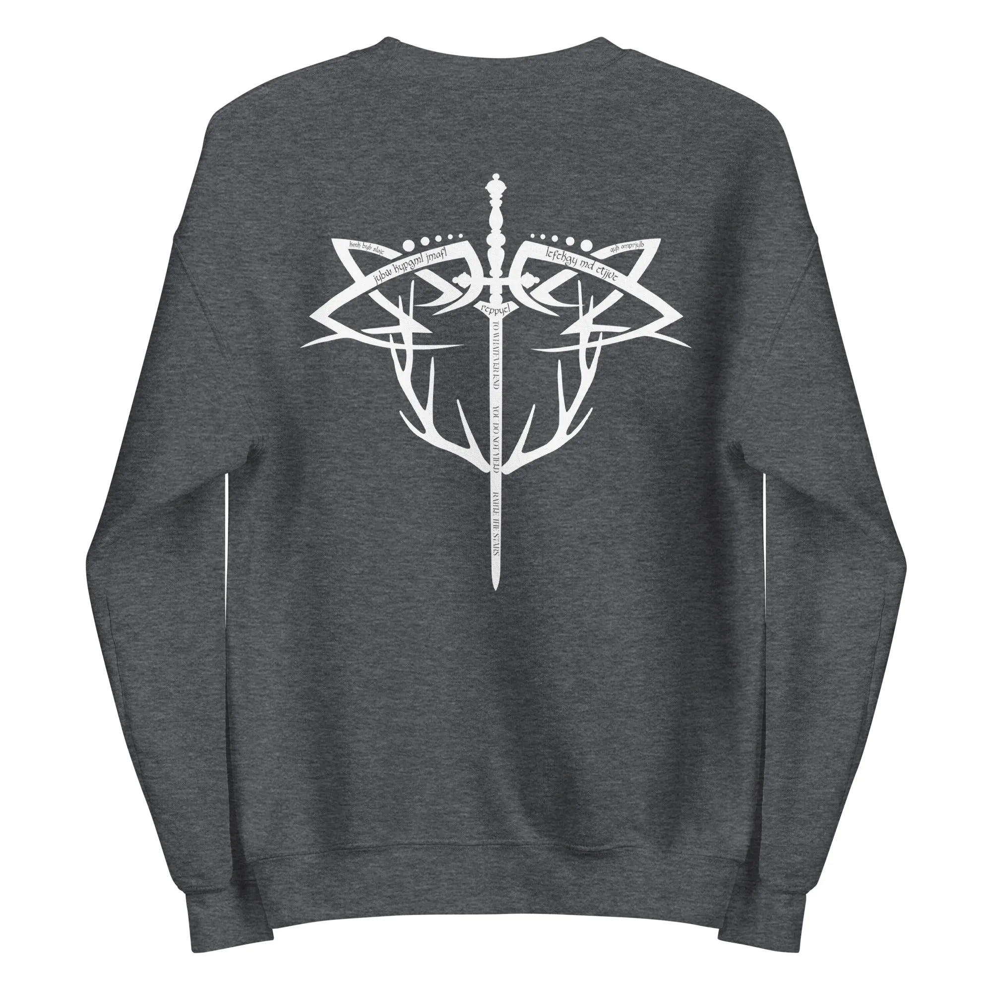 To Whatever End with Aelin Tattoo on the Back Sweatshirt