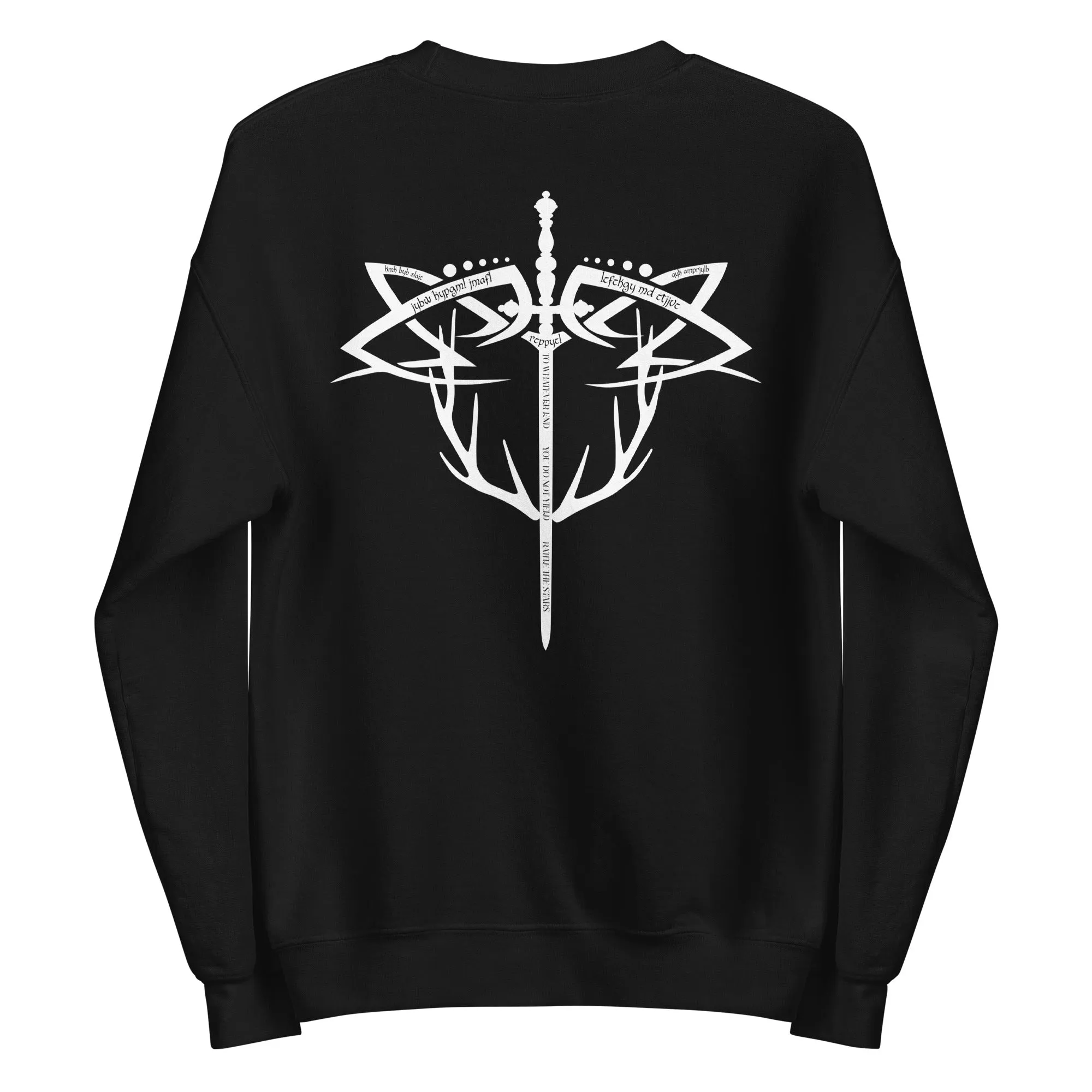 To Whatever End with Aelin Tattoo on the Back Sweatshirt