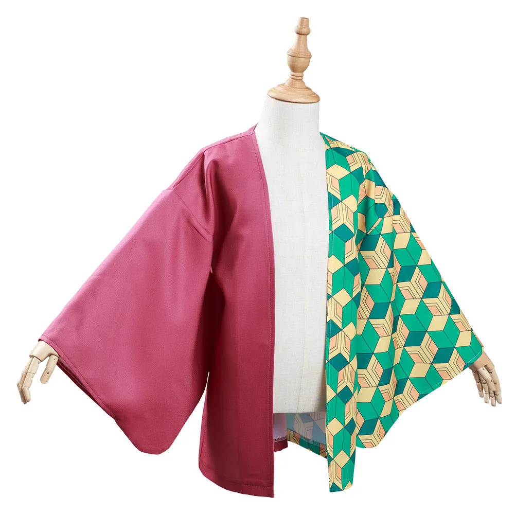 Tomioka Giyuu Kids Children Kimono Coat Cosplay Costume