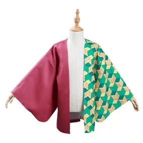 Tomioka Giyuu Kids Children Kimono Coat Cosplay Costume