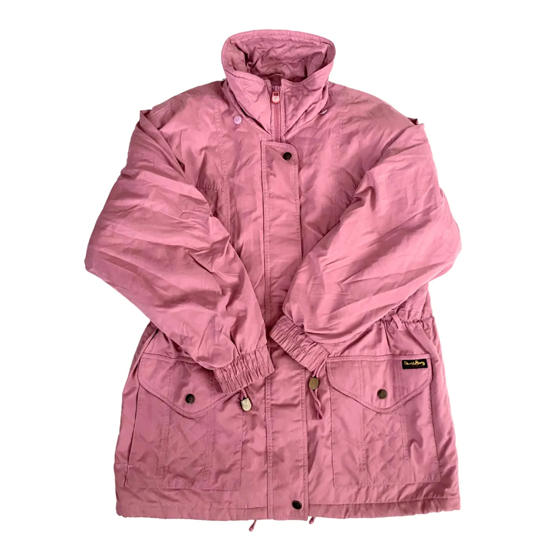 Utility Parka Jacket Vintage Pink SIZE 14