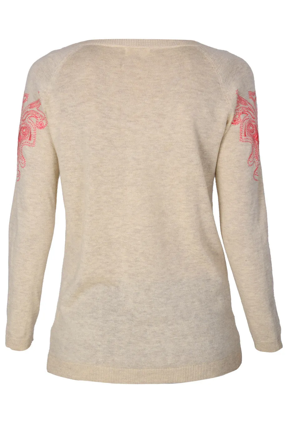 VALYA Beige Sweater