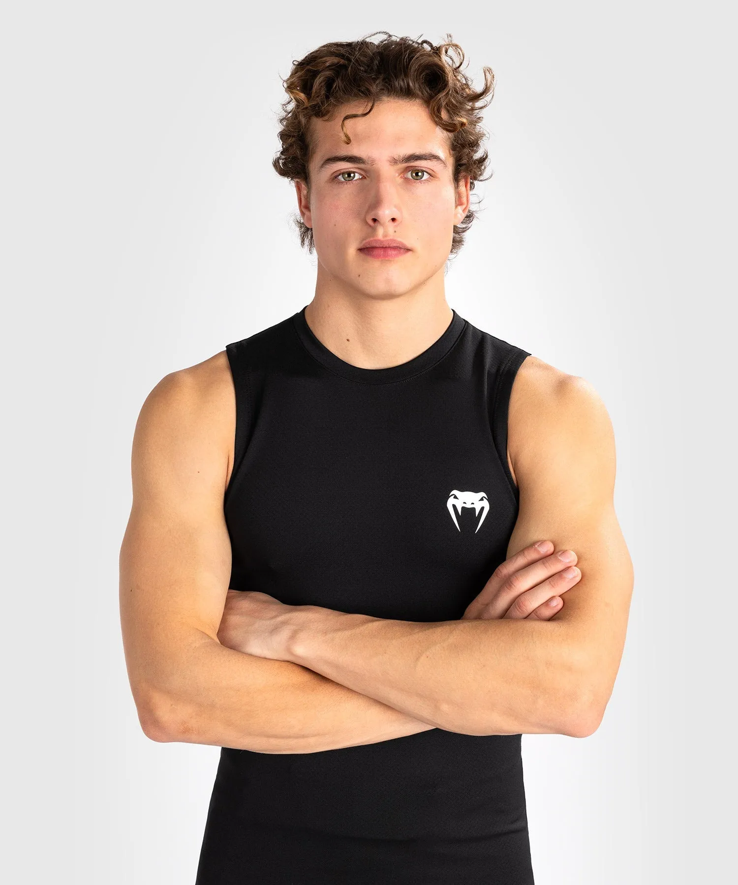 Venum Contender Men’s Sleeveless Rashguard - Black/White