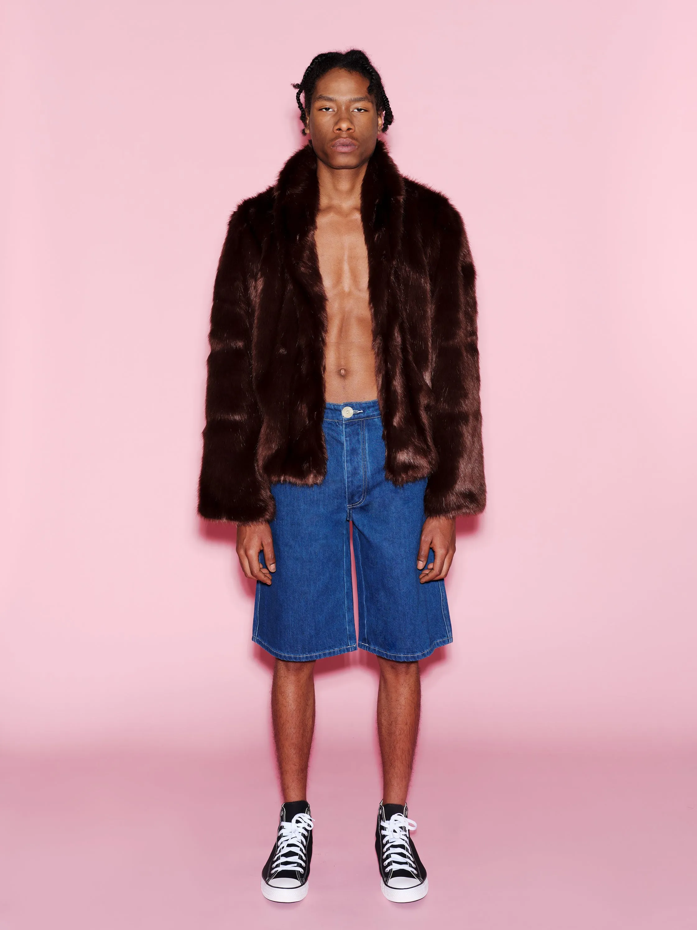 VIOLET GETTY - UNISEX FAUX FUR JACKET