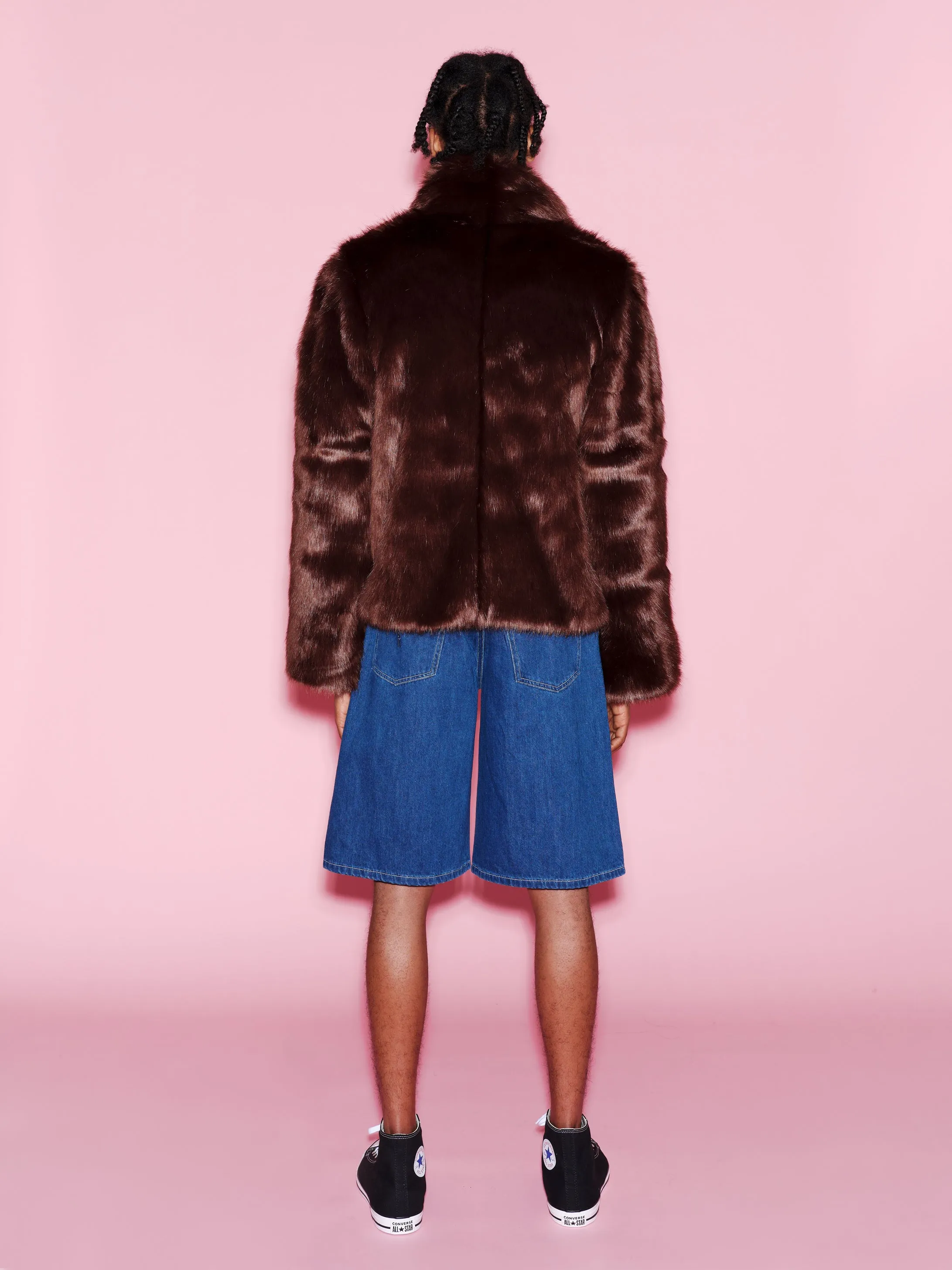 VIOLET GETTY - UNISEX FAUX FUR JACKET