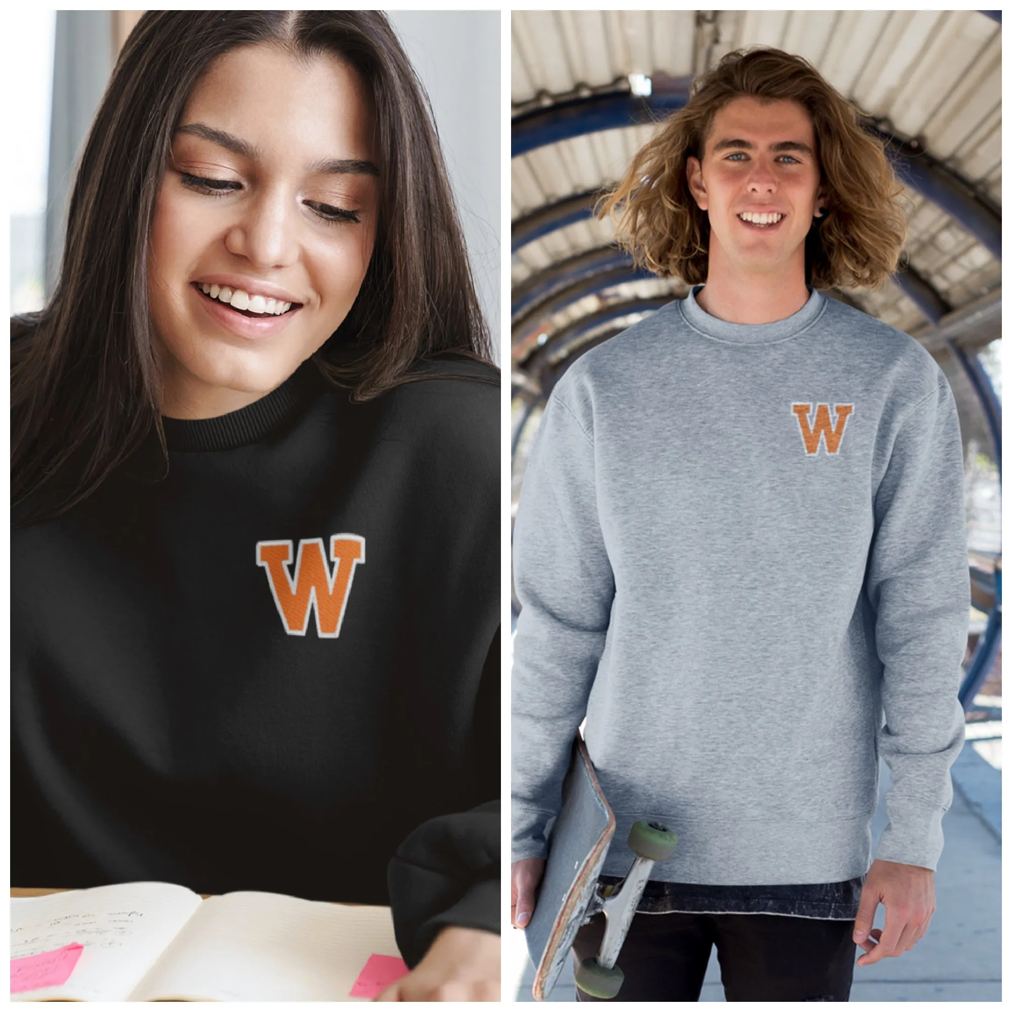 West De Pere Embroidered Logo Crewneck Sweatshirt