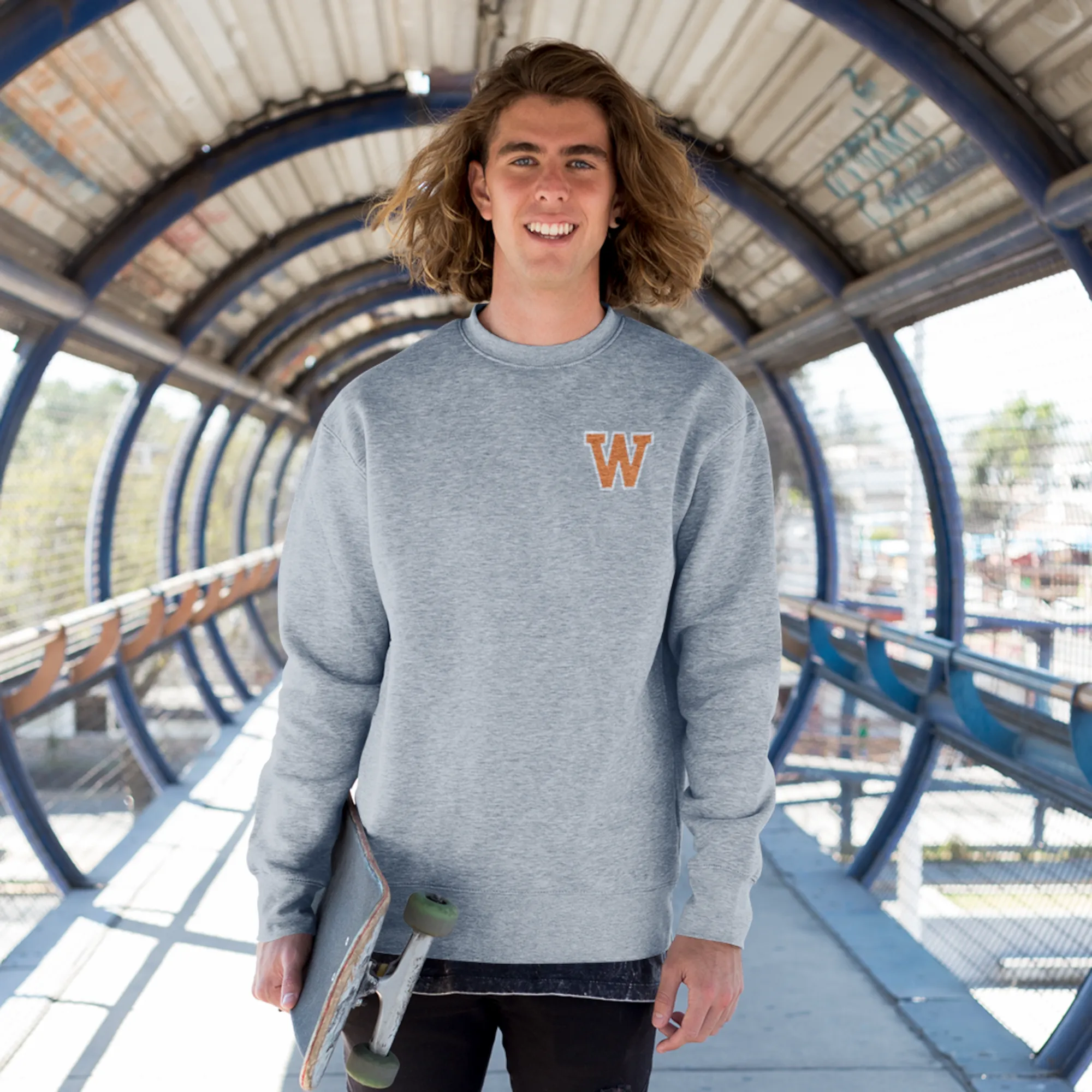 West De Pere Embroidered Logo Crewneck Sweatshirt