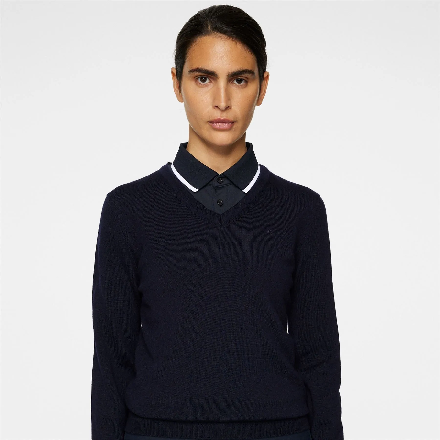 Womens Amaya Knitted Sweater JL Navy - AW24