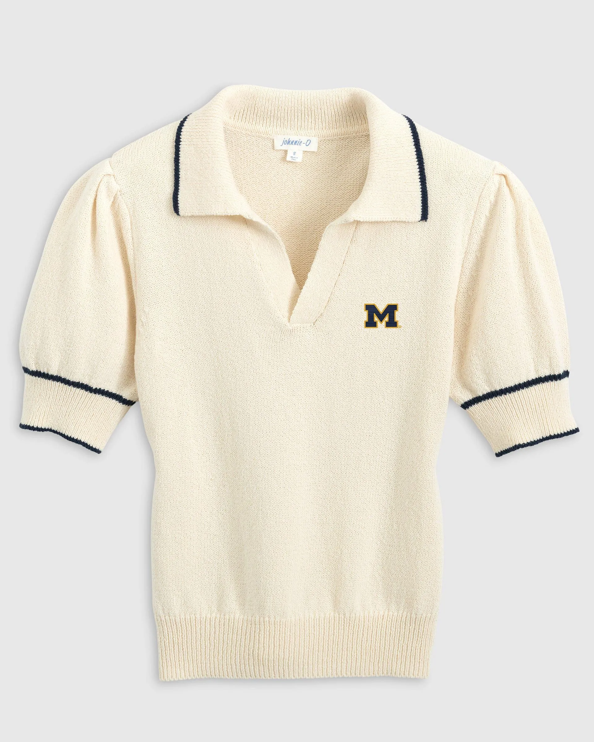 Women's Michigan Gigi Cotton Sweater Polo