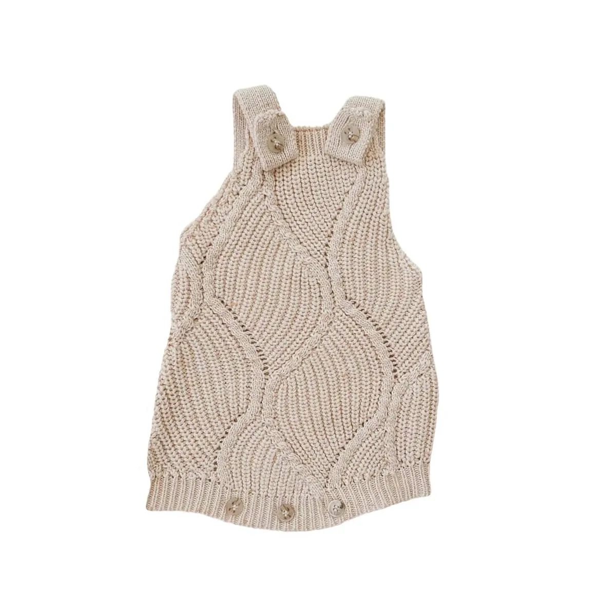 Ziggy Lou Romper - Biscotti Fleck