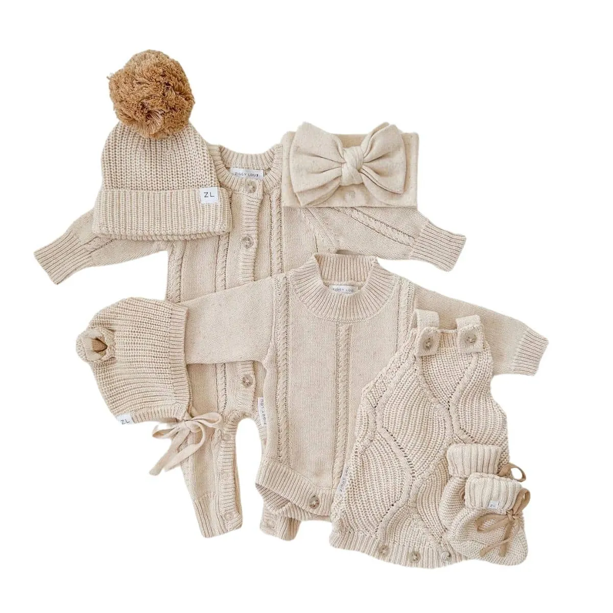 Ziggy Lou Romper - Biscotti Fleck