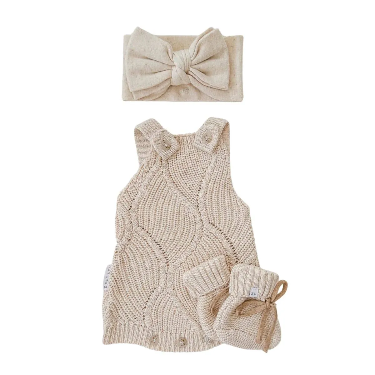 Ziggy Lou Romper - Biscotti Fleck